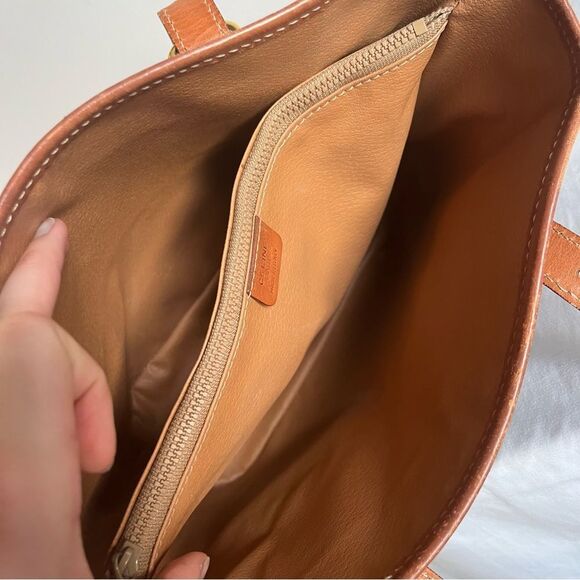 CELINE Vintage Bucket Bag Tote Shoulder Bag Monogram Linea Louise - Picture 13 of 16